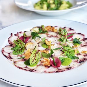 Carpaccio de pulpo